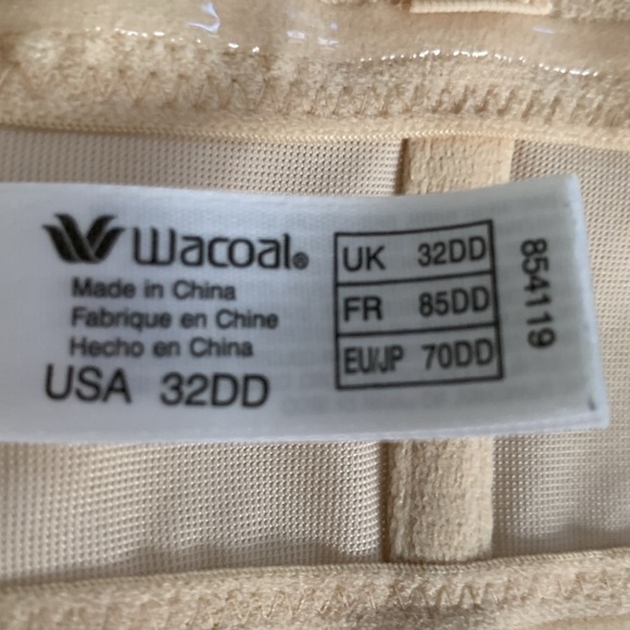 Wacoal Red Carpet Strapless Underwire Bra Size 32DD - Picture 7 of 7